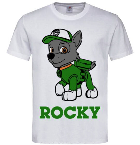 Дитяча футболка з принтом Щенячий патруль Роккі Rocky Push IT
