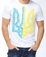 Футболка з принтом "Герб України жовто-блакитний" Push IT