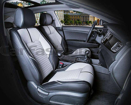 Авточохли на передні сидіння CarFashion, модель SECTOR FRONT