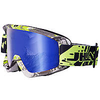 Гірськолижна маска для сноуборда окуляри лижні дитячі SPOSUNE MT-035-GR