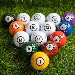 Набір куль для гри в гольф більярд Snolf 16 шт. (A61)