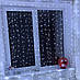 Гірлянда "ШТОРА" 160 LED, розмір 2.0*2, штора/світлова завіса/дощ, холодне біле світло, фото 8