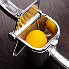 Ручна соковижималка універсальна для фруктів з затиском Fruit Juicer металева / Соковижималка для фрешу, фото 7
