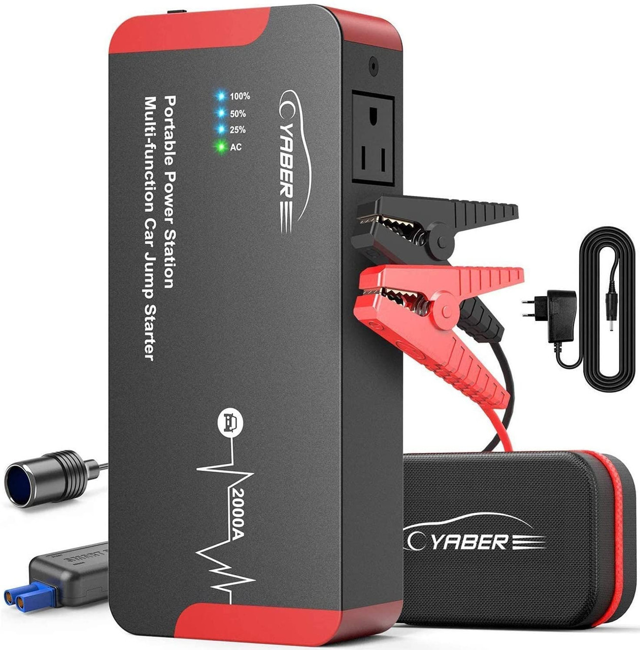 Універсальне пуско-зарядний пристрій Yaber 22000mah