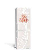 Виниловая наклейка для холодильника Милая скромность 650х2000 мм виниловая 3Д наклейка декор на кухню