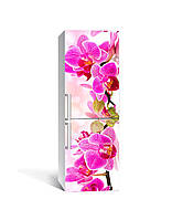 Декоративная наклейка для холодильника Розовая Орхидея 650х2000 мм декоративные наклейки на холодильник