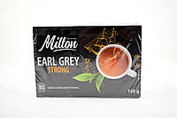 Чай черный с бергамотом Milton Earl Grey Strong 80 пакетиков (Польша)