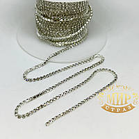 Стразова стрічка Сrystal ss4 (1.5 mm), 1 м