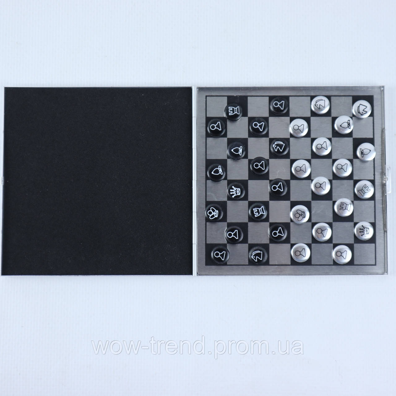 Игровой набор в дорогу шашки и шахматы на магнитах (мини) - фото 8 - id-p1530782135