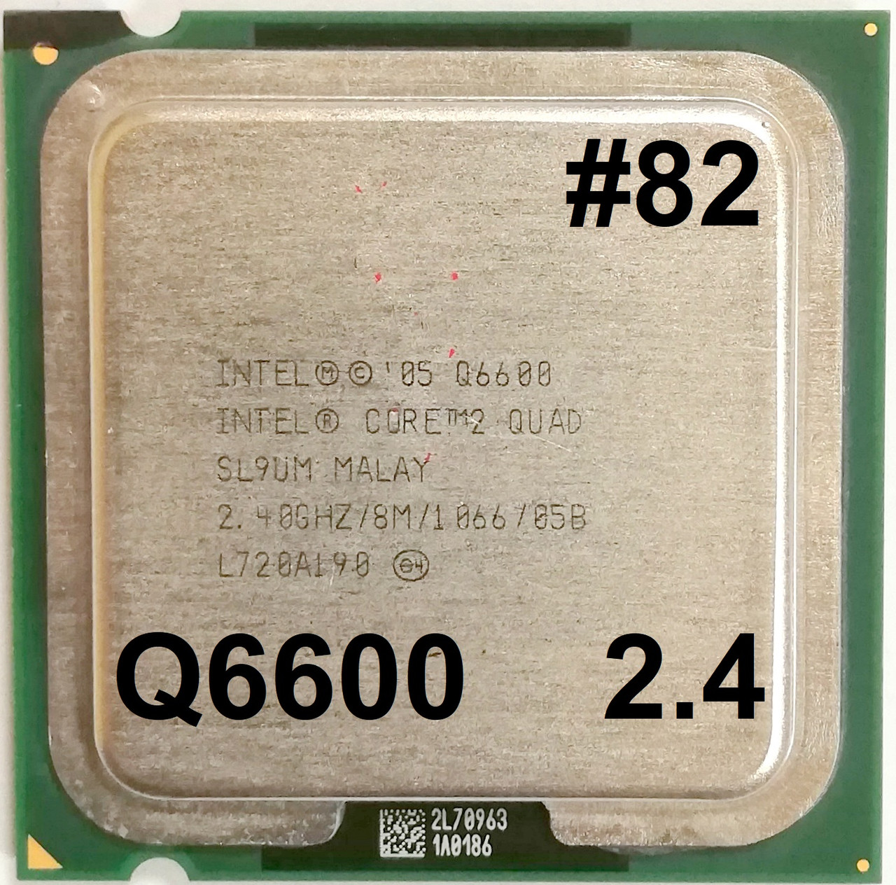 Процесор ЛОТ#82 Intel Core 2 Quad Q6600 B3 SL9UM 2.4GHz 8M Cache 1066 MHz FSB Socket 775 Б/У