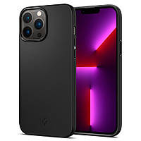 Силиконовый чехол-накладка Spigen Thin Fit Case for iPhone 13 Pro Max, Black (ACS03674)