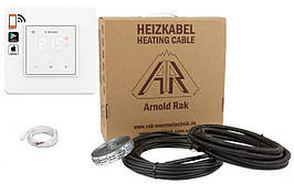Комплект тепла підлога двожильний кабель Arnold Rak 6112-20 EC (10,0-12,5м2) і Terneo sx Wi-Fi програмований