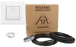 Комплект тепла підлога електрична Arnold Rak 6114-20 EC (12,5-15,6м2) кабель Арнольд Рак і Terneo s сенсорний