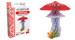 Модульне оригамі "Мухомор"