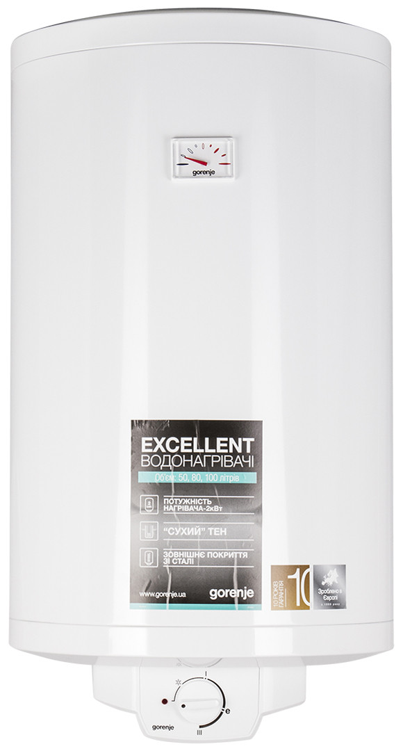 Gorenje GBF 80 UA Електричний водонагрівач сухий ТЕН, фото 1