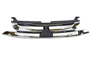 Решітка радіатора Mitsubishi Outlander 3 (2015-2018) 2-й рестайлінг EPROFARO