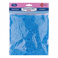 Наповнювач декоративний SANTI «Кульки», 12 г, блакитний