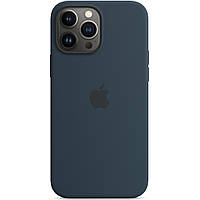 Cиликоновый чехол накладка Silicone Case for iPhone 13 Pro Max, Abyss Blue (HC)(A)