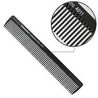 Гребень для волос Carbon T&G черный 4011 расчёска для стрижки расческа планочка для парикмахера