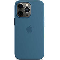 Cиликоновый чехол накладка Silicone Case for iPhone 13 Pro Max, Blue Jay (HC)(A)