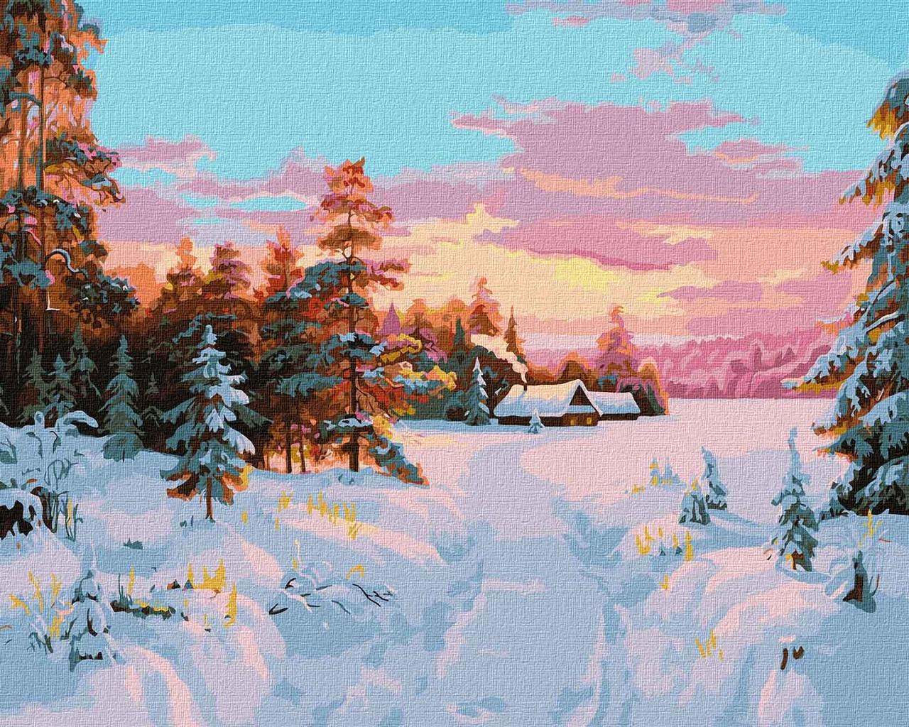 Картина за номерами 40х50 см Дорога до дому Ідейка. КНО2841, фото 1