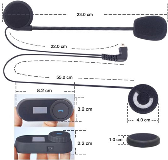 Bluetooth-мотогарнитура для шлема FreedConn T-Com SC дисплей, радио, интерком 1000 м - фото 6 - id-p1531107136
