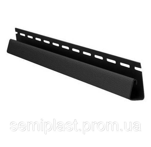 J-профіль Графіт 3 м (RAL 7024) Rainway