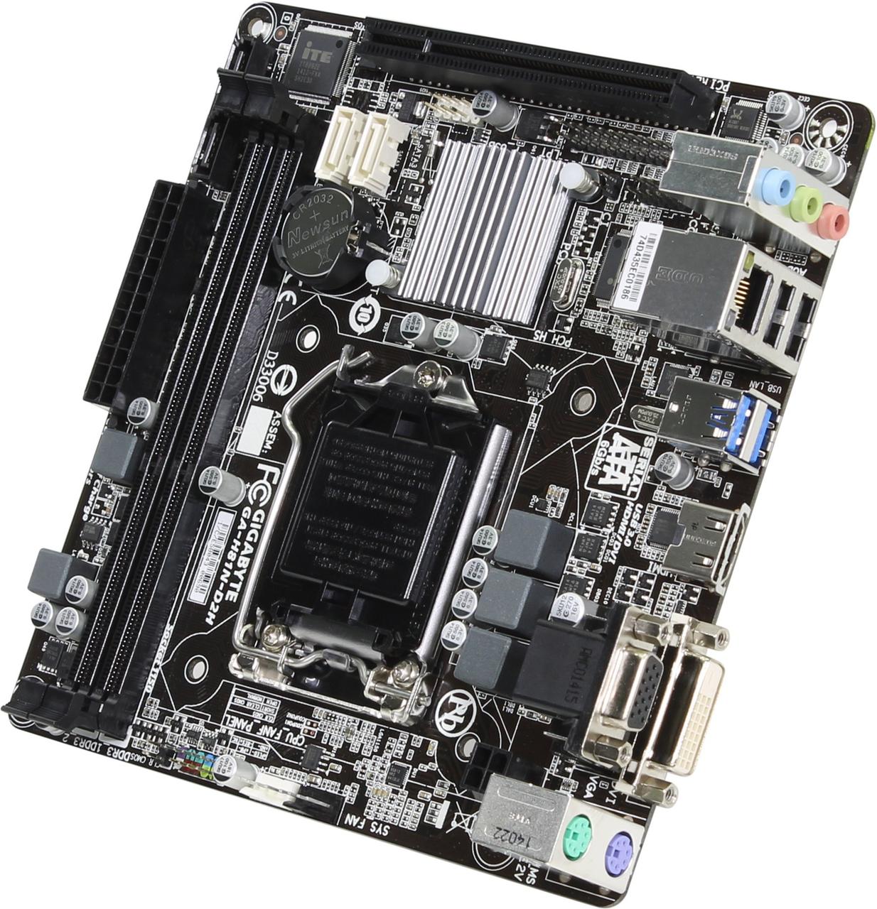 Материнська плата GIGABYTE GA-H81N-D2H (s1150, H81) MiniITX