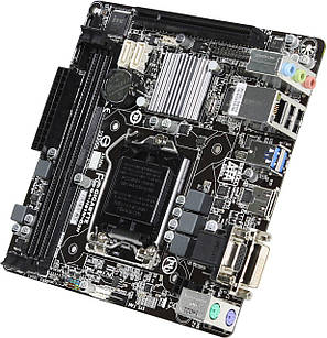 Материнська плата GIGABYTE GA-H81N-D2H (s1150, H81) MiniITX, фото 1