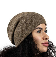 Шапка в'язана темно-коричневий