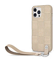 Чехол-накладка Moshi Altra Slim Hardshell Case with Wrist Strap iPhone 13 Pro Max, Sahara Beige (99MO117704)