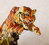 Набір для віскі подарунковий "Тигр у стрибку" кольоровий, фото 3