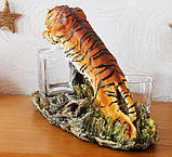 Набір для віскі подарунковий "Тигр у стрибку" кольоровий, фото 8