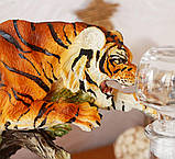 Набір для віскі подарунковий "Тигр у стрибку" кольоровий, фото 9