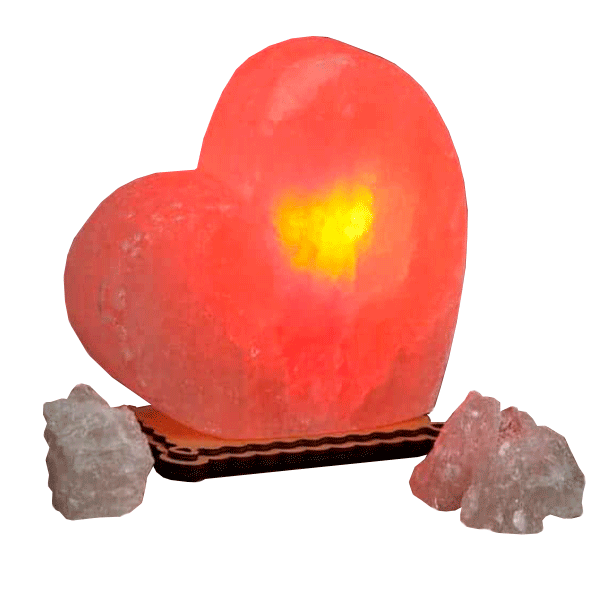 Соляная лампа Сердце Маленькое (13*13*6см) - фото 1 - id-p1531148671