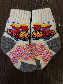 Шкарпетки дитячі з ангорової шерсті.