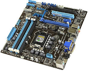 Материнська плата ASUS P8H77-M(s1155, Intel H77, PCI-Ex16, 4xDDR3, SATA-3, USB 3.0) + планка, фото 1
