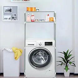 Стелаж для зберігання над пральною машиною New storage rack 152х65х25 см