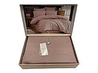 Комплект постільної білизни Maison d'or Richmond Cotton Pudra бавовна 220-200 см рожевий