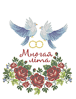 Заготівля для вишивки рушника ЗПРв-002 Золота підкова 46см х 250см