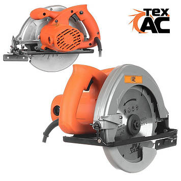 Циркулярна пила ручна 1,6 кВт, 185 мм, 4700 об./хв. Tex.AC ТА-01-501 Shopolife