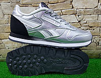 Жіночі кросівки Reebok Classic Leather,Silver Metallic