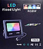 Прожектор SMART LED 25 W IP66 RGB bluetooth з додатком, фото 7