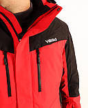 Чоловіча зимова куртка оригінальна Volkl термокуртка гірськолижна червона, фото 2