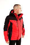 Чоловіча зимова куртка оригінальна Volkl термокуртка гірськолижна червона, фото 3