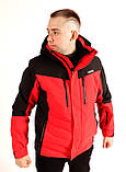 Чоловіча зимова куртка оригінальна Volkl термокуртка гірськолижна червона, фото 7