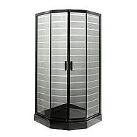 Душова кабіна Insana Ida Black P 92/5 B LN 90х90х205 низький піддон