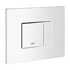 Кнопка зливу для інсталяції GROHE подвійна глянцева біла 217060 CV033574, фото 2