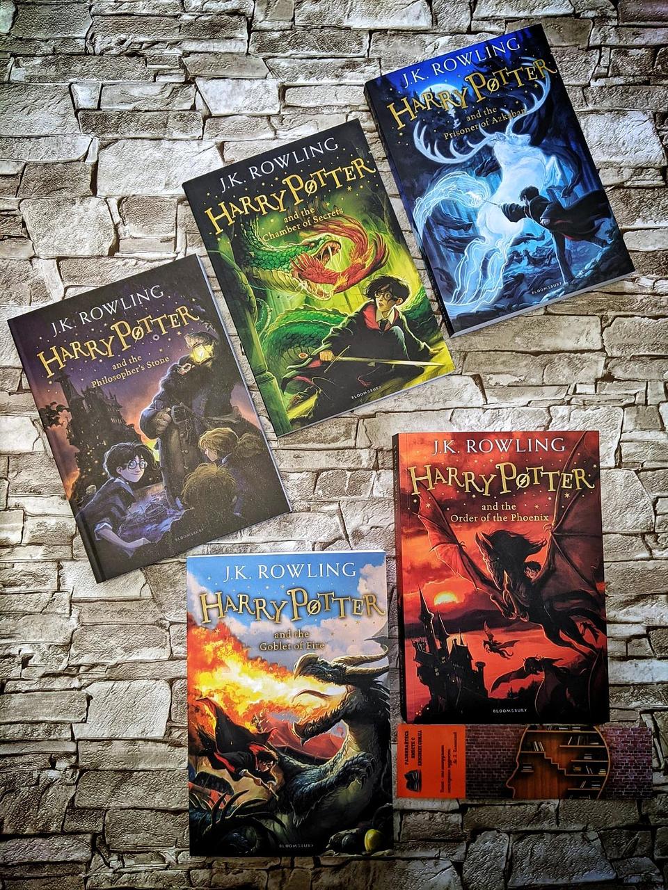 Набір книг 5 частин Harry Potter англійською мовою