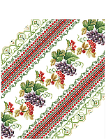 Заготівля для вишивки рушника ЗПРв-005 Золота підкова 46см х 250см